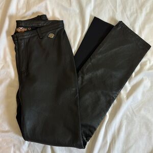 Harley-Davidson leather riding pants women’s size 10
